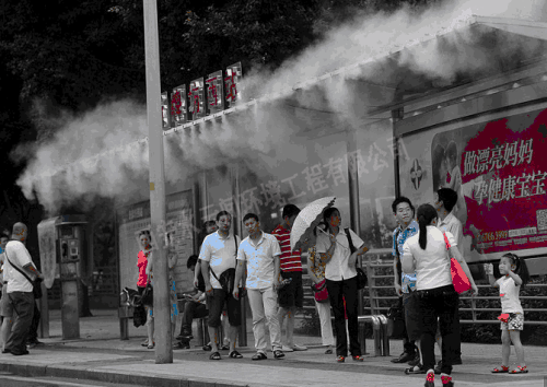 噴霧降溫讓工廠車間降溫效果好成本最低