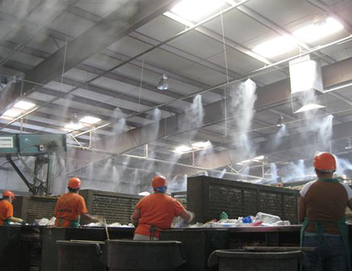 垃圾處理站噴霧消毒除臭案例